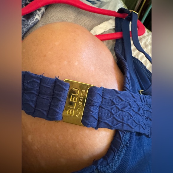 Bleu Bailey 2 piece suit great shape med-large ! - Picture 5 of 8